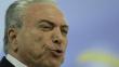 Brasil: Policía federal entregó investigación contra Michel Temer por sobornos