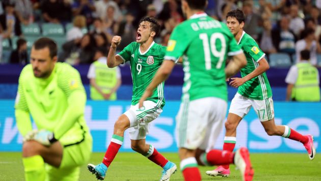 Rusia se enfrenta a México por la clasificación a las semifinales de la Copa Confederaciones. (EFE)