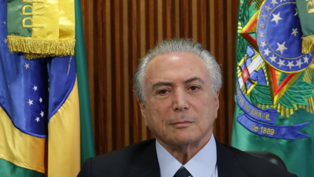 Michel Temer, presidente de Brasil (AP).