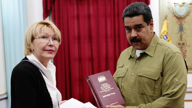 Luisa Ortega se ha convertido en una de las principales voces en contra de Nicolás Maduro (AFP). 