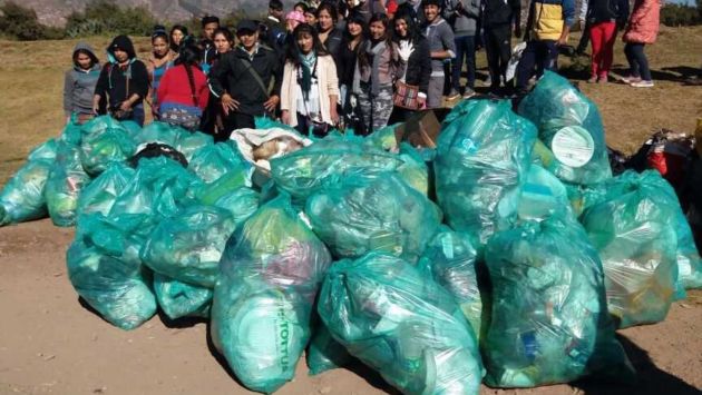 Más de 45 toneladas de basura se recogieron durante celebraciones del Inti Raymi. (Andina)
