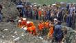 Más de cien personas quedaron enterradas por alud en China