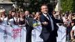 Emmanuel Macron juega tenis y promueve a París como sede de Juegos Olímpicos [Fotos] 

