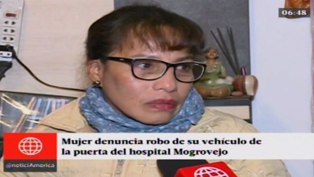 Roban auto que madre de familia usaba para llevar al hospital a su hijo. (Captura de TV)