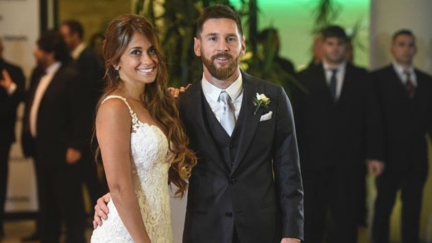 Los hermanos de Messi y Antonella fueron los testigos en la 'Boda del Año'. (AFP)
