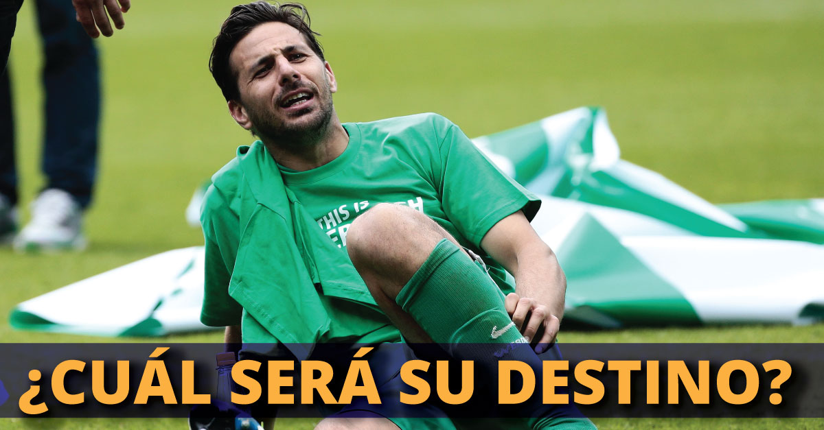 ¡Confirmado! Werder Bremen no le renovó el contrato a Claudio Pizarro.