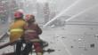 Bomberos que atendieron incendio en Las Malvinas podrán atenderse gratuitamente en hospitales de la Solidaridad