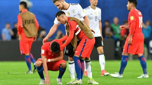 Chile perdió 1-0 ante Alemania en la final de la Copa Confederaciones 2017. (AFP)