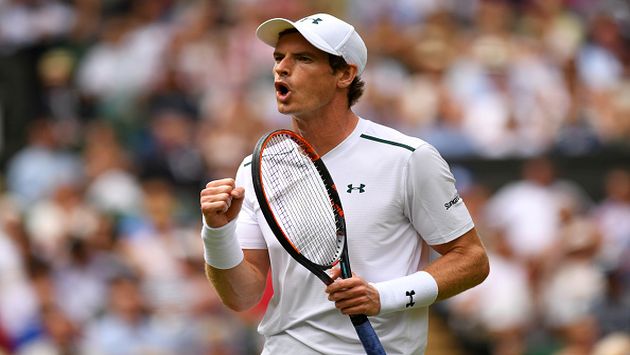 Andy Murray venció a Alexander Bublik en la primera ronda de Wimbledon 2017 (Getty Images)