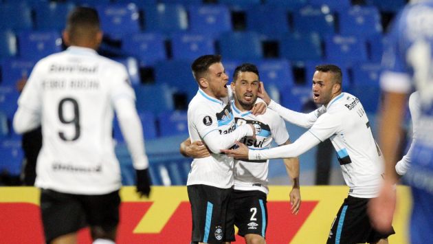 Gremio concretó una ventaja mínima en la llave que disputa con Godoy Cruz, el primer equipo de Mendoza presente en los octavos de final de la Copa Libertadores 2017. (REUTERS)