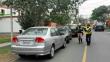 Multan con S/607 a más de 40 conductores por dejar sus vehículos mal estacionados en La Molina
