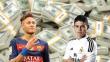 Forbes: Neymar y James entre los jóvenes más ricos del mundo