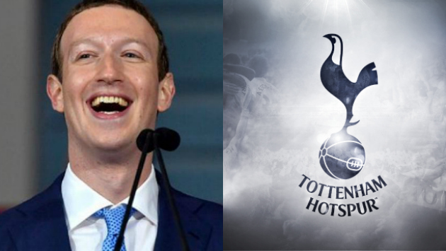 ¡Mark Zuckerberg quiere comprar el Tottenham! (Composición)