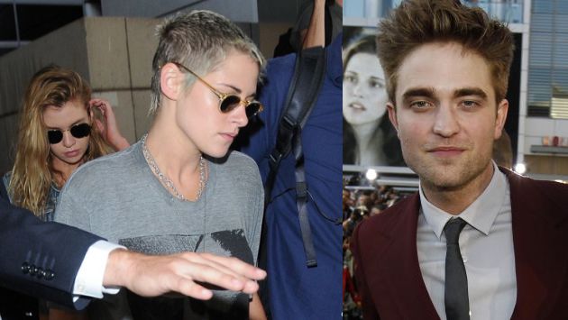 Kristen Stewart y Robert Pattinson coinciden en el mismo avión que los llevaba a Los Ángeles desde Paris. (@voguestewart/AP)