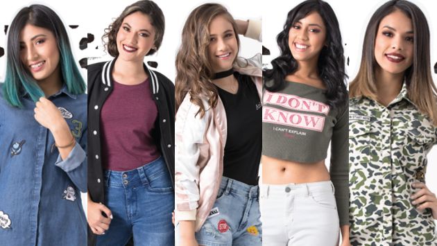 Valerie Guibovich, Tatiana Cervantes, Vanessa Sánchez, Bianca Olaya y  Nicole Torrejón forman parte de la campaña 'Chicas Reales'.