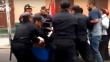 Trujillo: Serenos y trabajadores de funeraria se enfrentan para evitar decomiso [VIDEO] 
