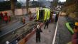 Se elevan a 9 los muertos tras caída de bus turístico al abismo en cerro San Cristóbal [VIDEO]