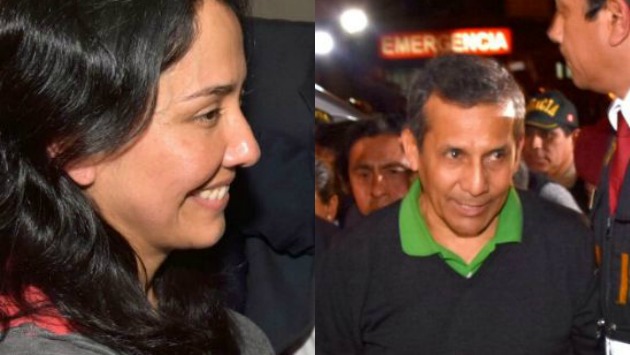 Ollanta Humala y Nadine Heredia serán trasladados a penales de Lima. (Poder Judicial)