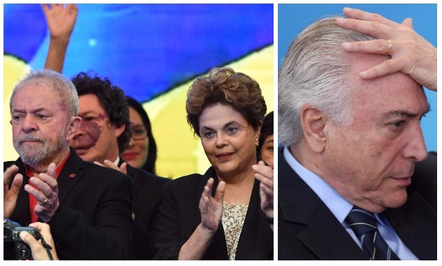 Lula, Rousseff y Temer son investigados por la justicia de Brasil (AFP/Reuters).