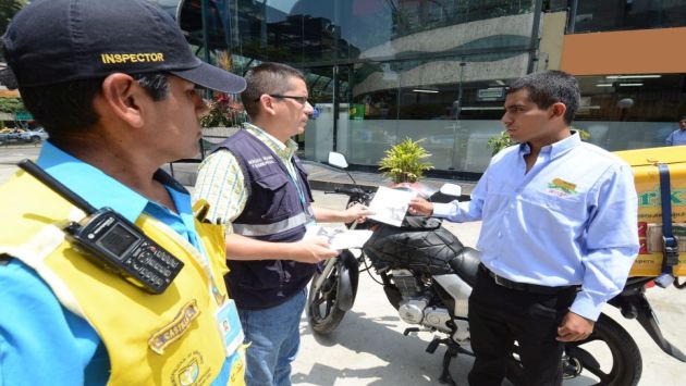Municipalidad de Miraflores registrará a motocicletas que realicen delivery en este distrito (Municipalidad de Miraflores)
