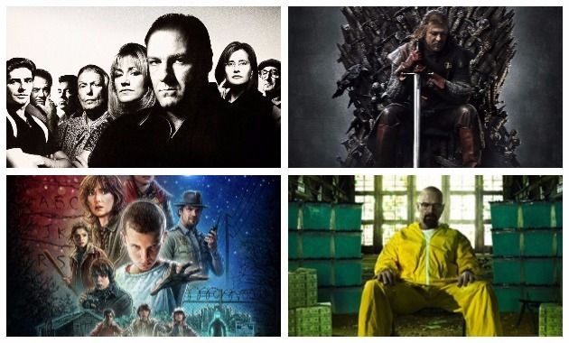 Game of Thrones', 'Breaking bad', 'Stranger Things' y 'The Sopranos' han sido reconocidas por la crítica y espectadores.