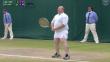 Espectador terminó jugando en la cancha tras aconsejar a tenista desde las gradas [VIDEO]