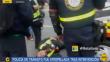 Taxista atropella a mujer policía en San Borja tras una intervención [VIDEO]