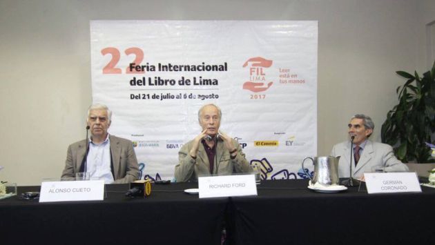 Richard Ford llegó a Lima para presentarse en la Feria del Libro.