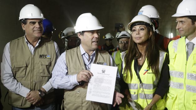 MTC precisó que la Línea 2 del Metro de Lima estará lista para fines de 2022. (César Campos/Perú21)