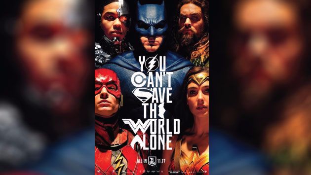 Develan nuevo póster de La Liga de la Justicia en Comic Con San Diego (DC Comics)