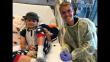 Justin Bieber visitó sorpresivamente un hospital y brindó alegría a los pequeños pacientes [FOTOS]