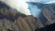 Cusco: Autoridades reportan incendio forestal cerca de vía férrea 