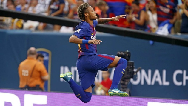 Neymar fue la figura del encuentro amistoso. (FC Barcelona)
