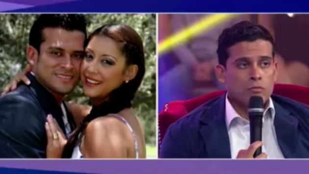 Cumbiambero reiteró que está muy enamorado de la bailarina Isabel Acevedo. (Captura de Canal 4)