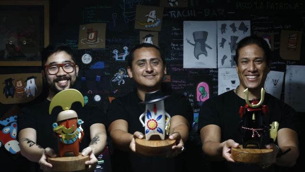 Diego Lau, Gonzalo Espinoza y Hugo Kuroki creadores de 'Tama'.