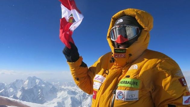 Richard Hidalgo se convierte en el primer peruano en coronar la montaña Borad Peak en Pakistan. (USI)