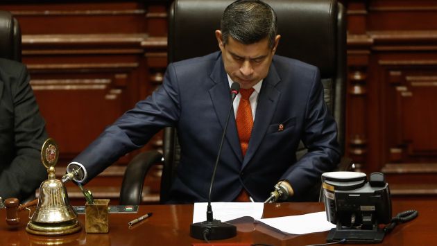 Luis Galarreta: "Cambios ministeriales se quedaron muy cortos". (César Campos/Perú21)