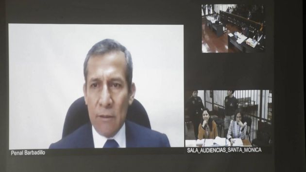 Ollanta Humala se defendió en videoconferencia desde penal (Geraldo Caso)