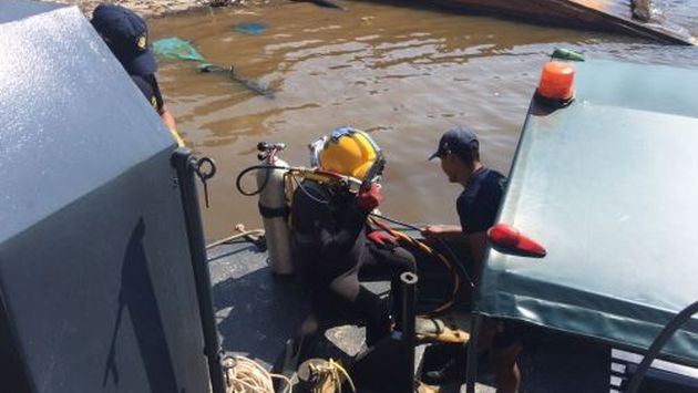 Hallan los cuerpos de una madre y sus tres hijos ahogados en río Itaya en Iquitos. (Andina)
