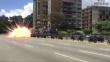 Venezuela: Impactante explosión deja 7 policías heridos durante protestas contra Constituyente [VIDEO]