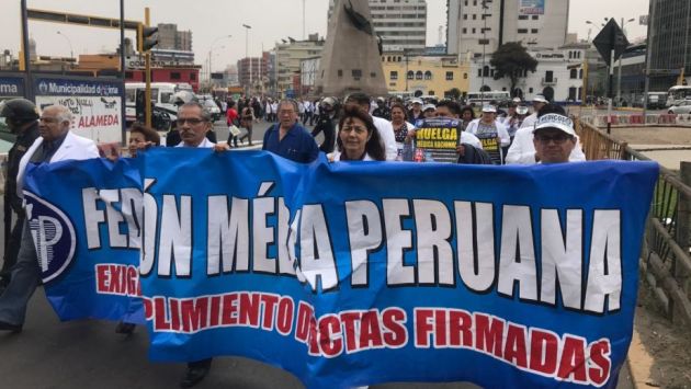 Médicos huelga indefinida y al Ministerio de Trabajo la declara ilegal. (Lucía Calderón/Perú21)