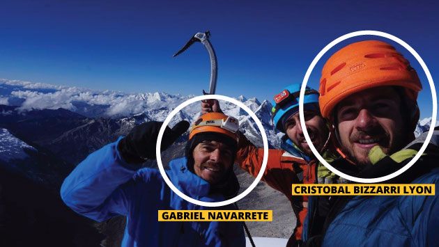 Se encontraron los cuepos de los tres turistas, dos chilenos y un ruso que no ha sido identificado.(FB: Cristóbal Bizarri)