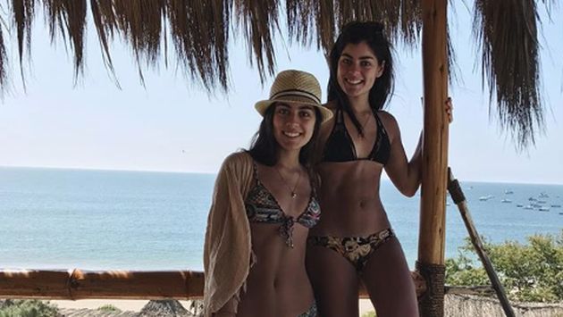 Ambas estuvieron en playa Órganos de Piura por Fiestas Patrias. (Instagram: @twosidesblog)