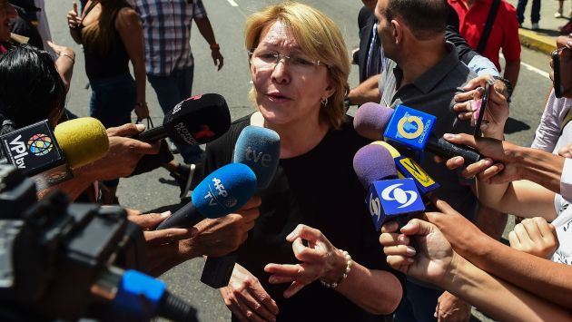 Luisa Ortega fue destituida por la Asamblea Constituyente. (AFP)