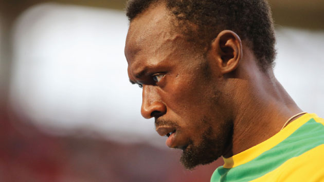 Bolt quedó en tercer lugar de la competencia mundial. (AFP)