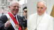 PPK viajará en setiembre al Vaticano para invitar oficialmente al Papa Francisco al Perú