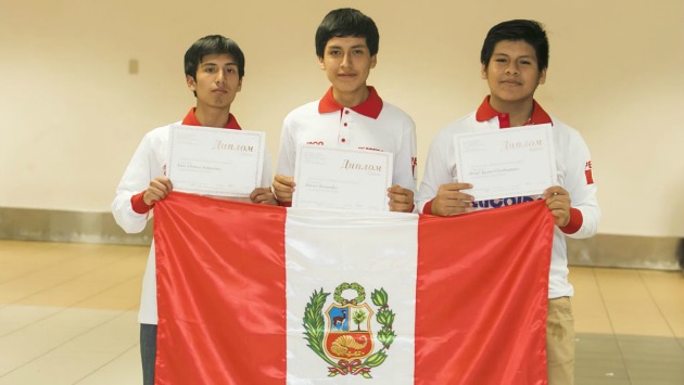 Escolares peruanos ganaron medallas de oro y bronce en Olimpiada de Geometría realizada en Rusia. (Difusión)
