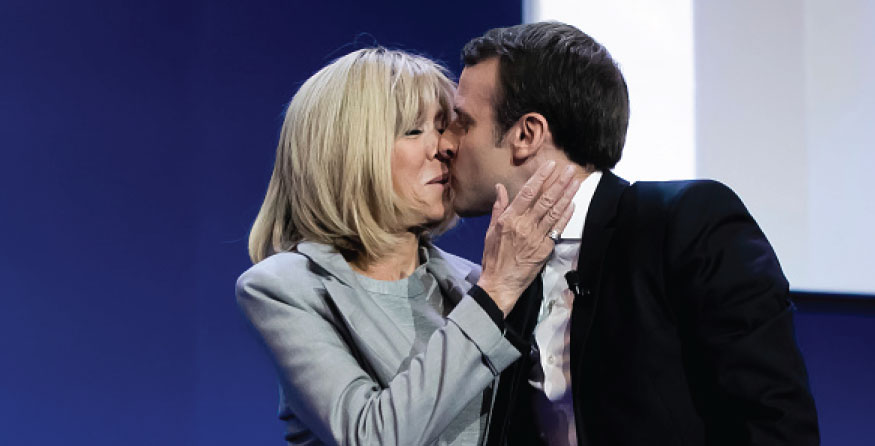 La ciudadanía impidió que Macron le otorgue un cargo oficial a su esposa.