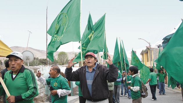 Arequipa: Unos 300 manifestantes marcharon por calles de Cocachacra (USI)