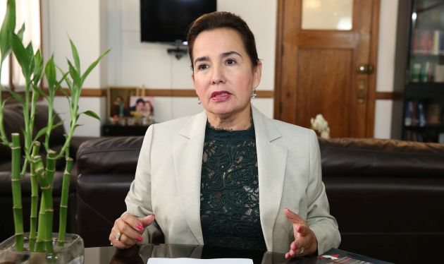 La doctora Elvia Barrios aseguró que todos los jueces están sensibilizados con el tema de la violencia. (Corte Suprema)